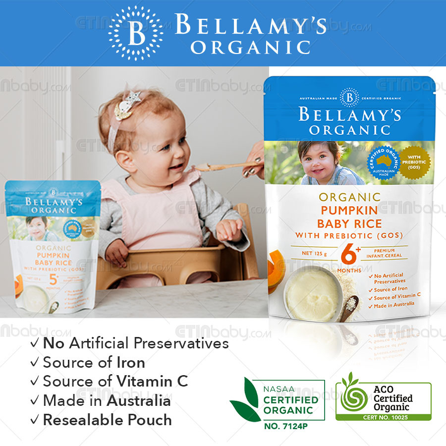 bellamy pumpkin baby rice