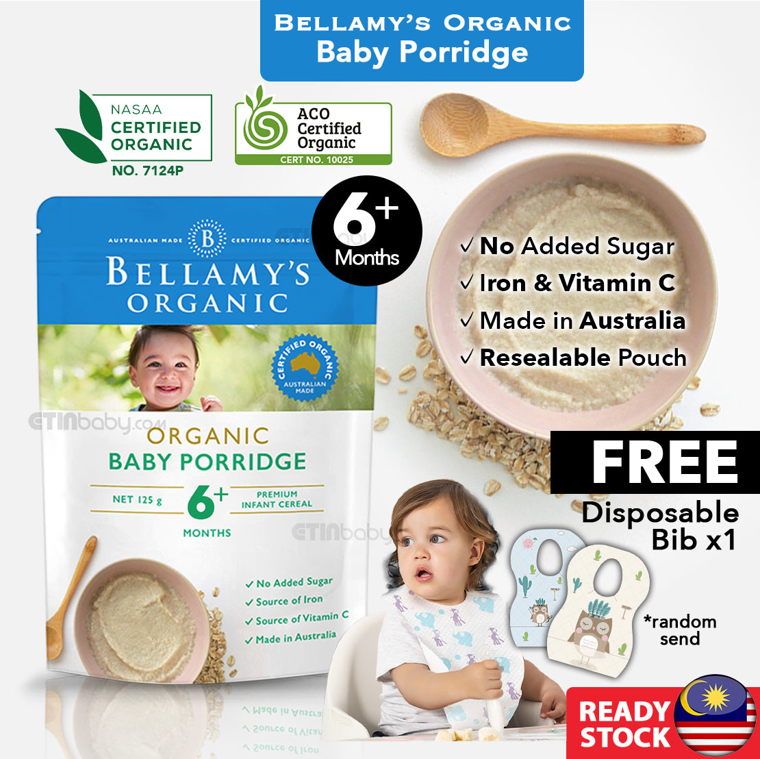 bellamy's baby porridge