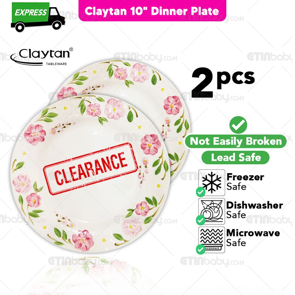 SKU Dinner Plate 2PCS Claytan Dinner Plate- Pink Flower (2PCS) copy 4.jpg
