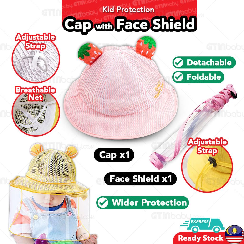 SKU EB Kid Protection Cap with Face Shield copy-2 strawberry (net) copy.jpg