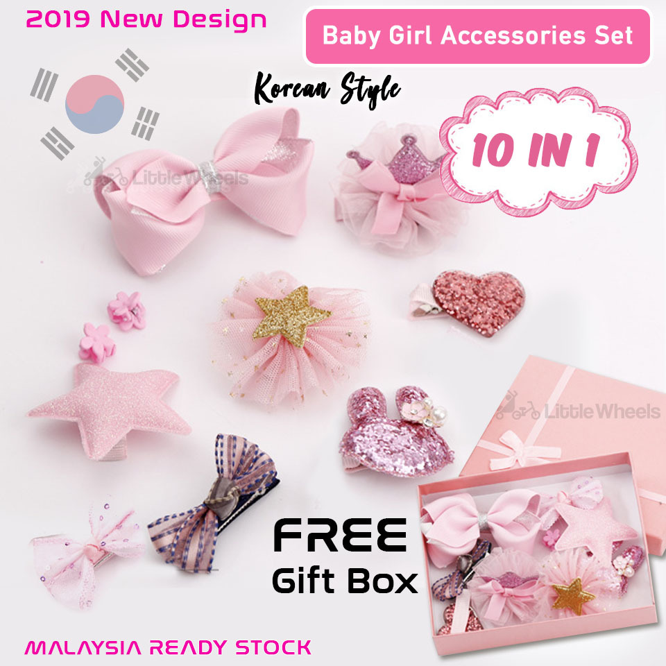 10 In 1 Baby Girl Accessories Set Etin Baby
