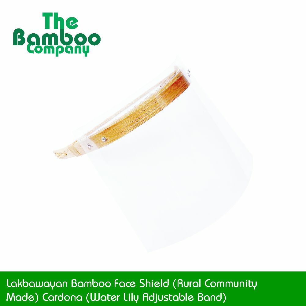 Lakbawayan Bamboo Face Shield (Rural Community Made) Cardona (Water Lily Adjustable Band).jpg