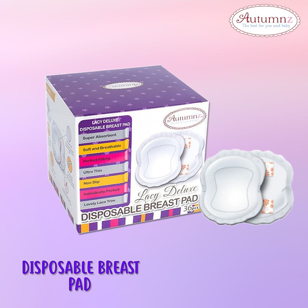 [HOT] Autumnz Disposable Breast Pad 36pcs Breastfeeding Mother Pelapik