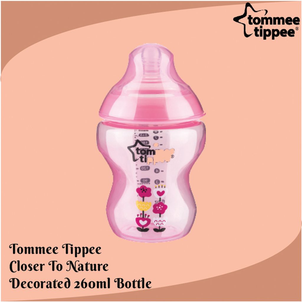 Tommee Tippee Closer To Nature Decorated 260ml Bottle.jpg