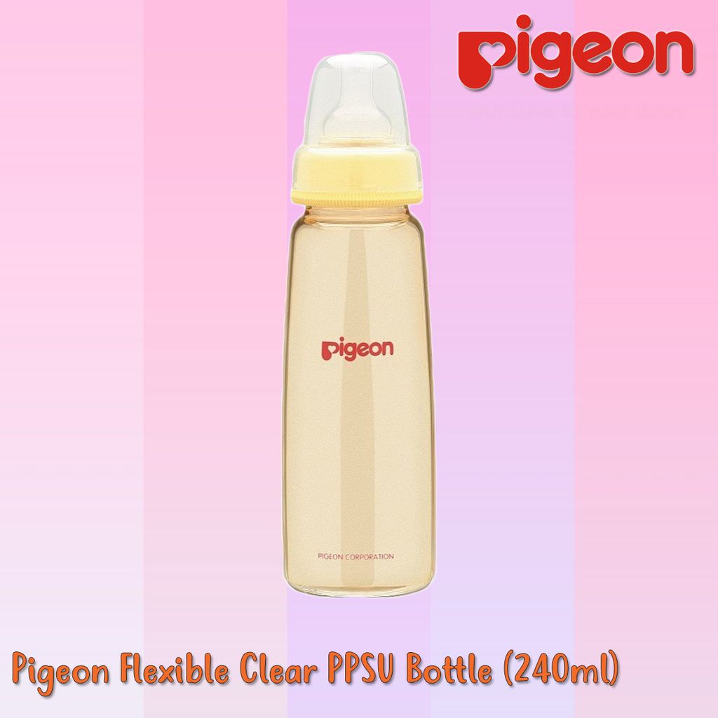 Pigeon Flexible Clear PPSU Bottle (240ml).jpg