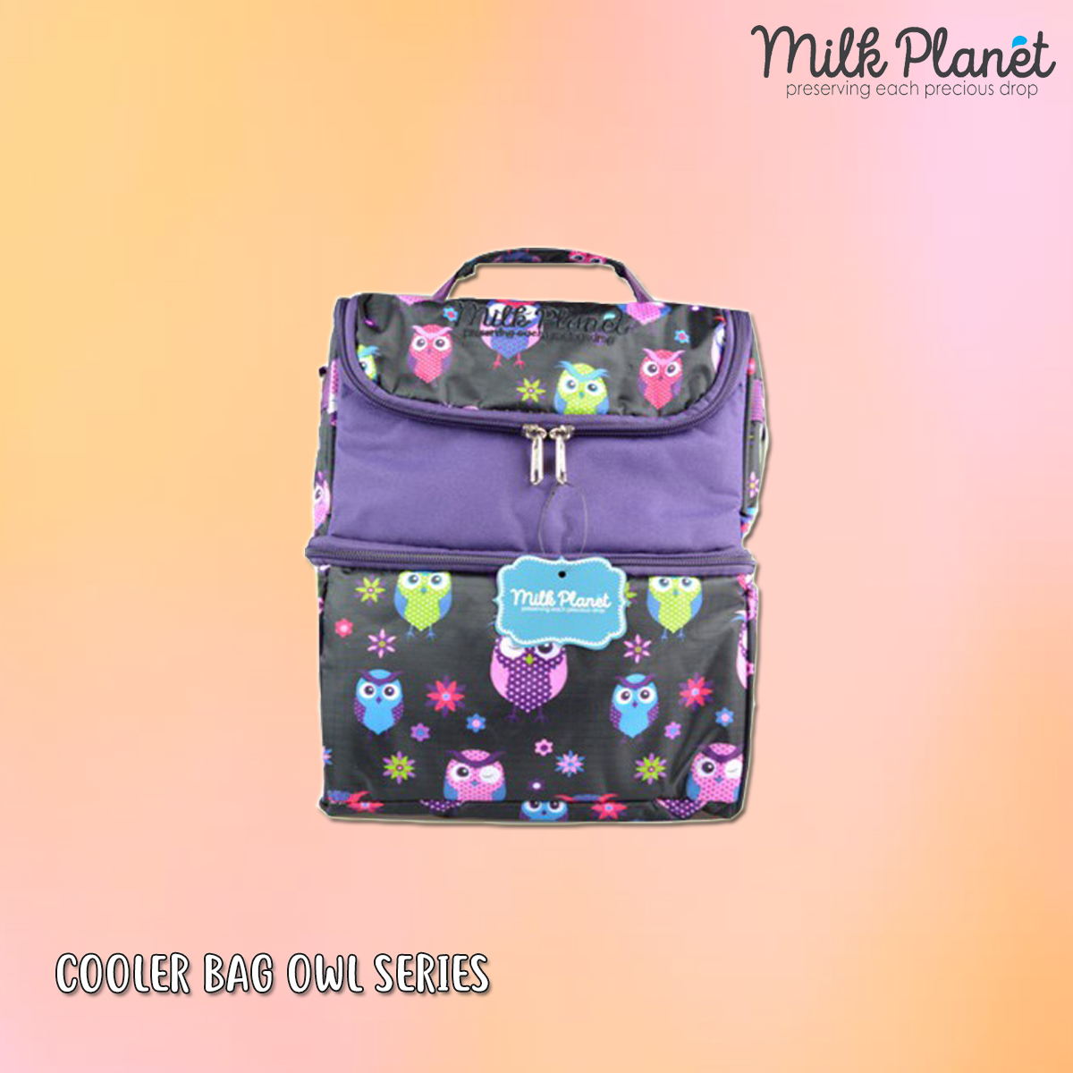  2020  Milk Planet Cooler Bag Owl Series - SERIMAMA SET ...