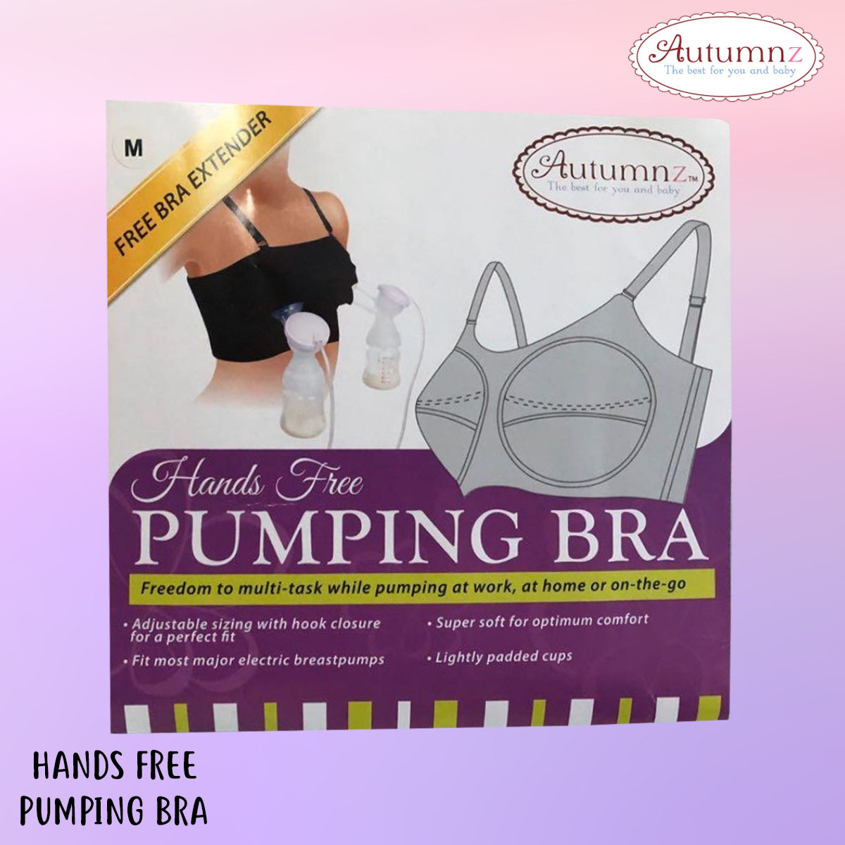 HOT] Autumnz Hands Free Pumping Bra for Nursing Breastpump Mudah Cotton  Spandex – SERIMAMA SET BERPANTANG