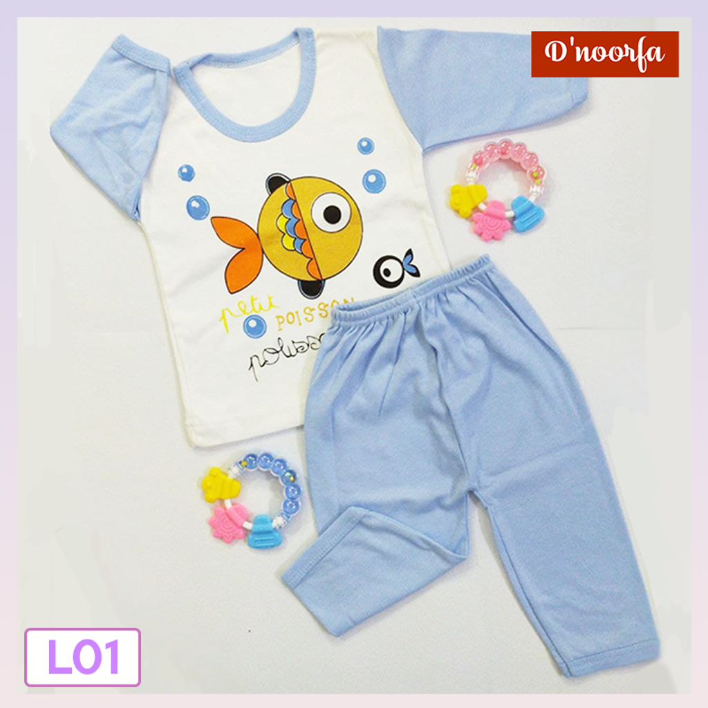 D Noorfa 0 6m Newborn Baby Clothes Long Sleeve Long Pants Baju Baby Newborn Lengan Panjang Seluar Panjang Serimama Set Berpantang