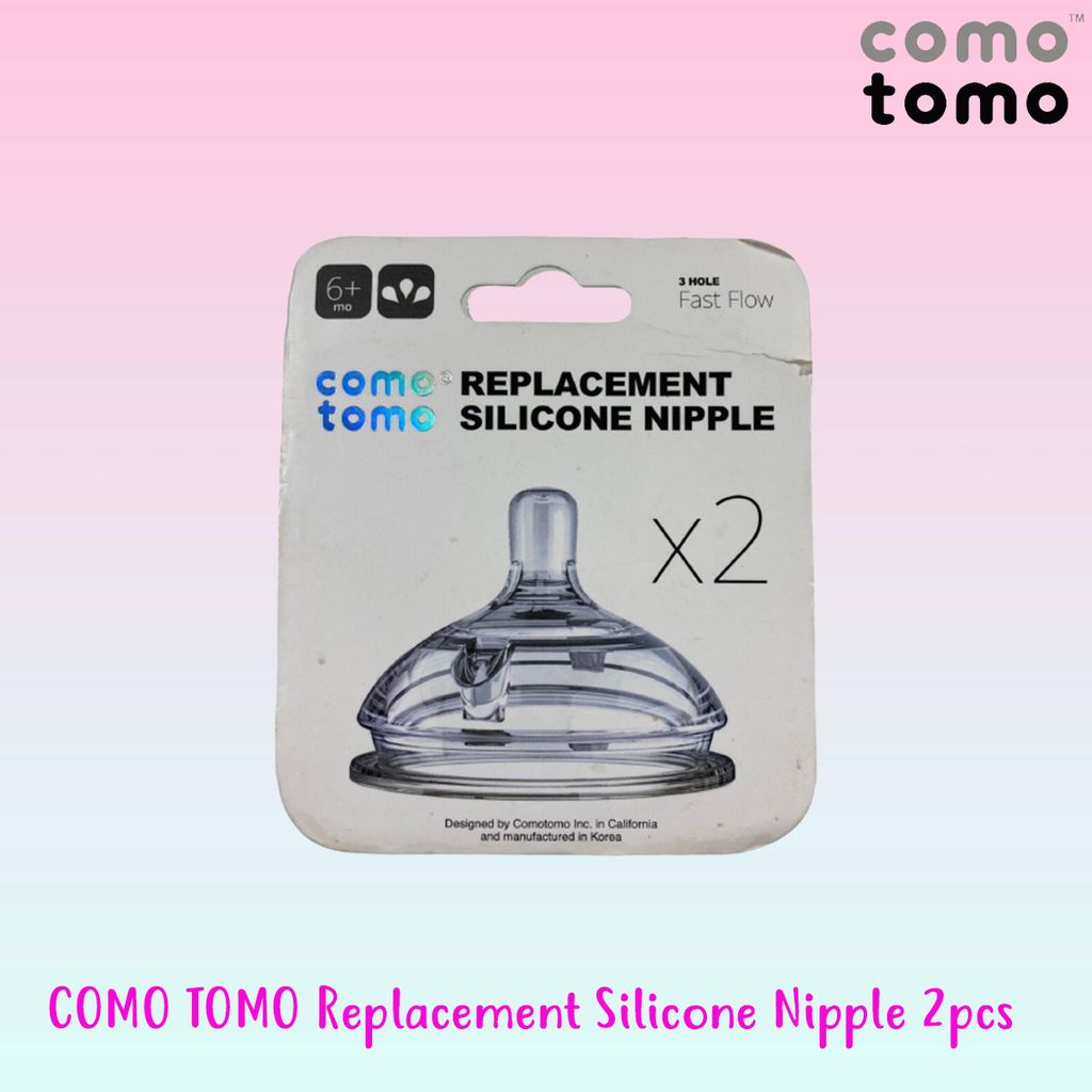 COMO TOMO Replacement Silicone Nipple 2pcs
