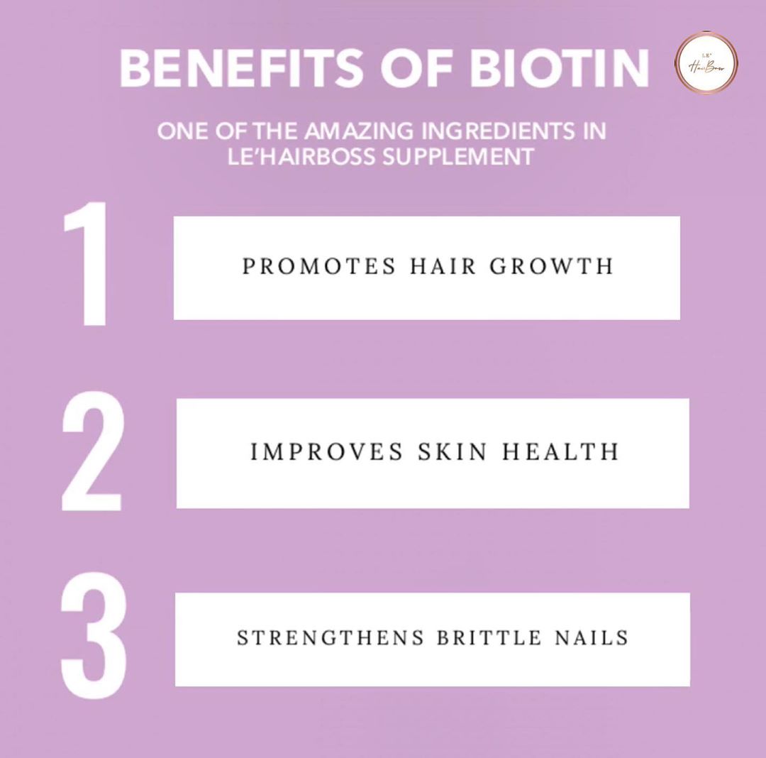 Le'HairBoss - Benefits of Biotin