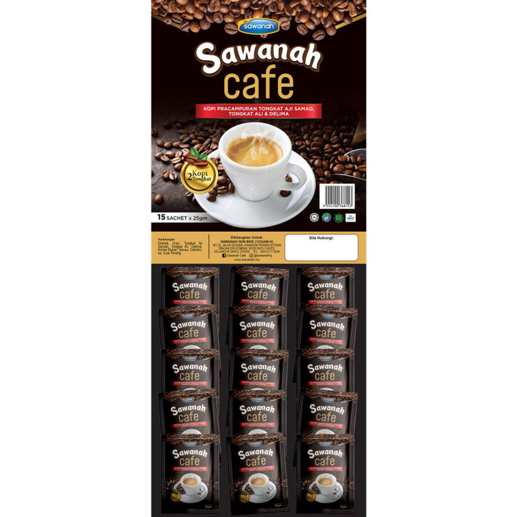 SAWANAH KOPI - PAPAN SACHET