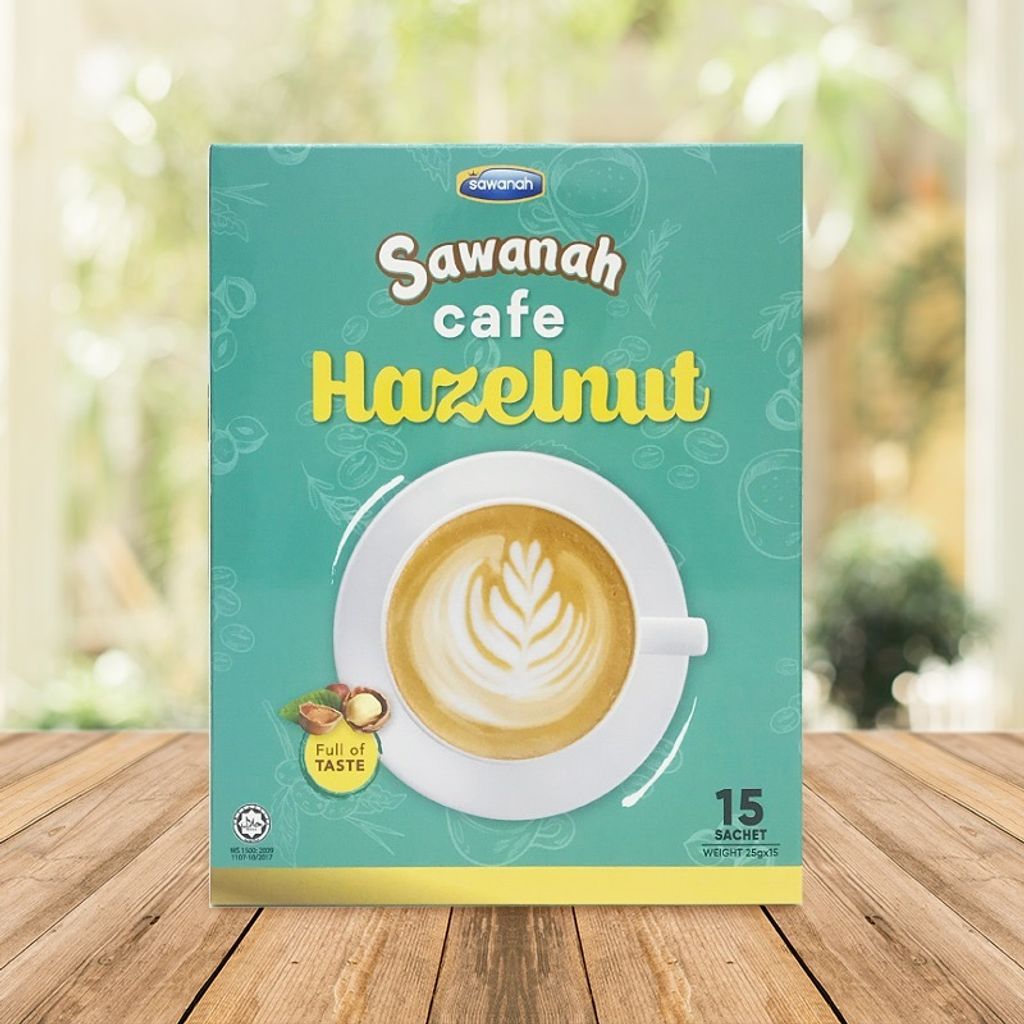 SAWANAH KOPI HAZELNUT (15 sachet x 25g)