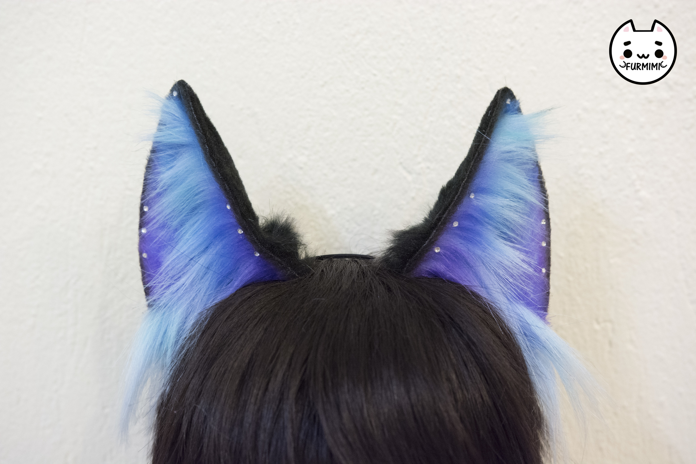 Galaxy Wolf/Fox Ears (Blue) NamyBie