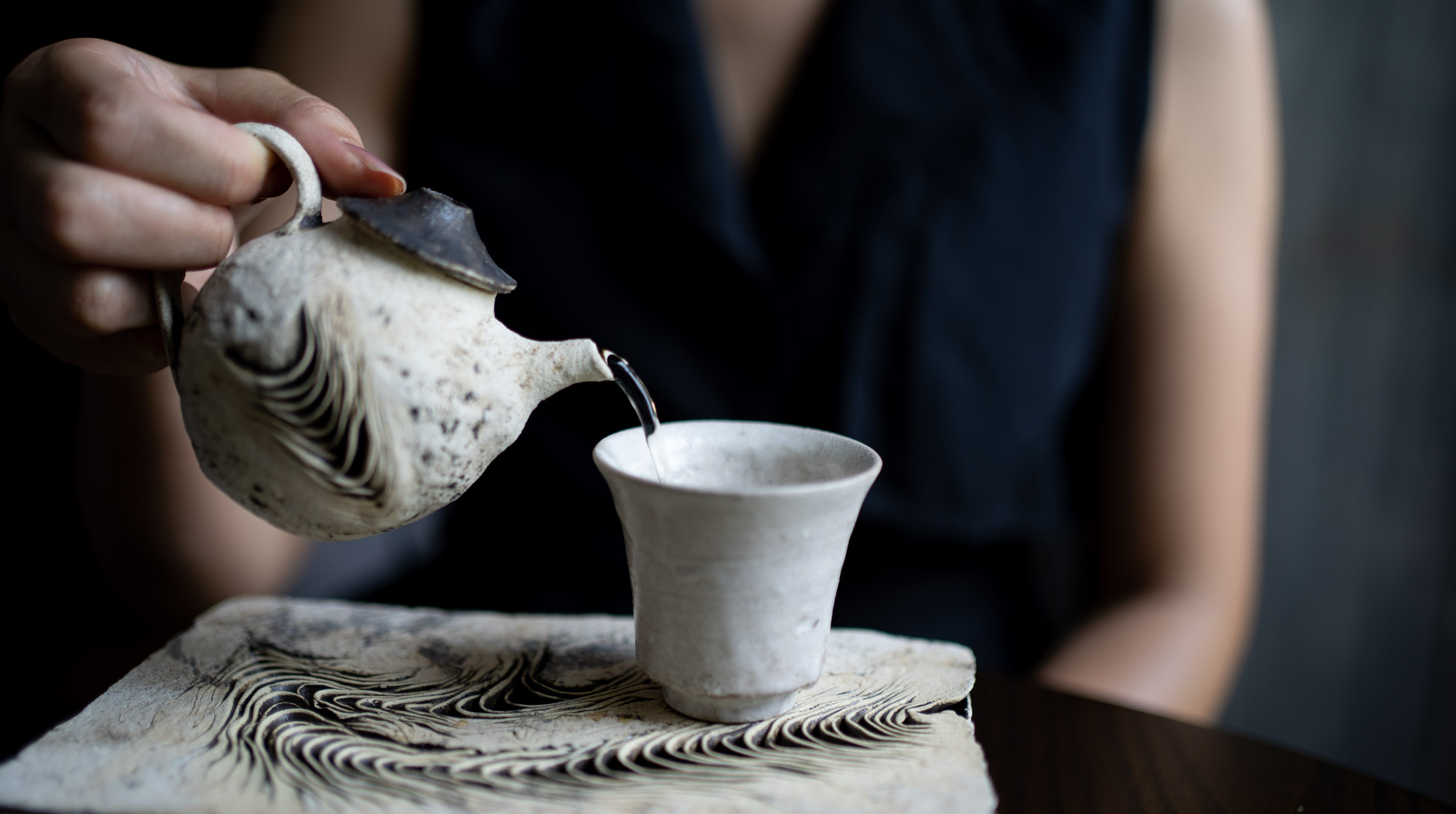 おしゃれ 作家物 陶芸家 泉田之也 人気作家 積層碗 盌 茶碗 抹茶碗