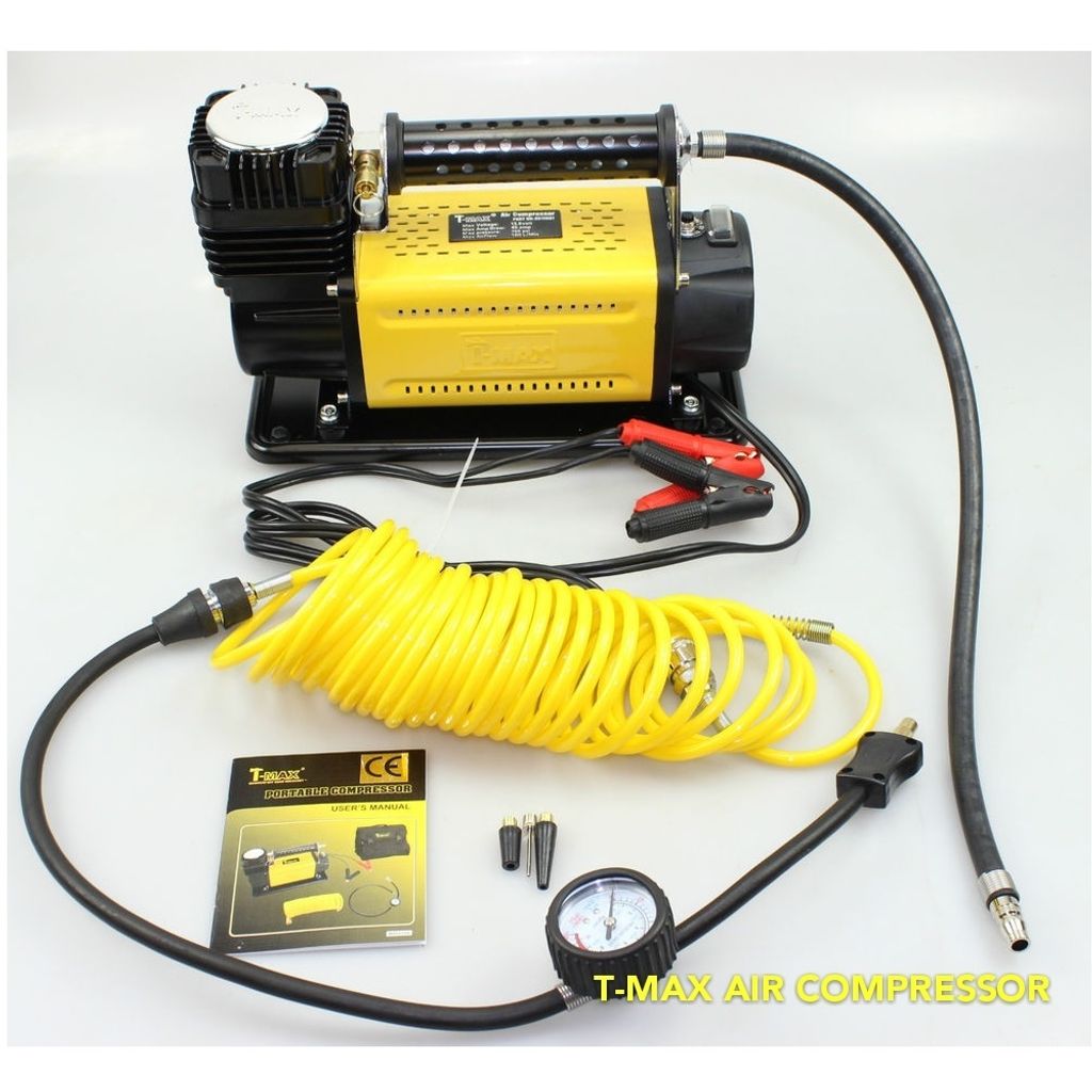 T-Max Portable DC 12v Air Compressor – AsLi 4x4 / T-Max 4x4 Malaysia