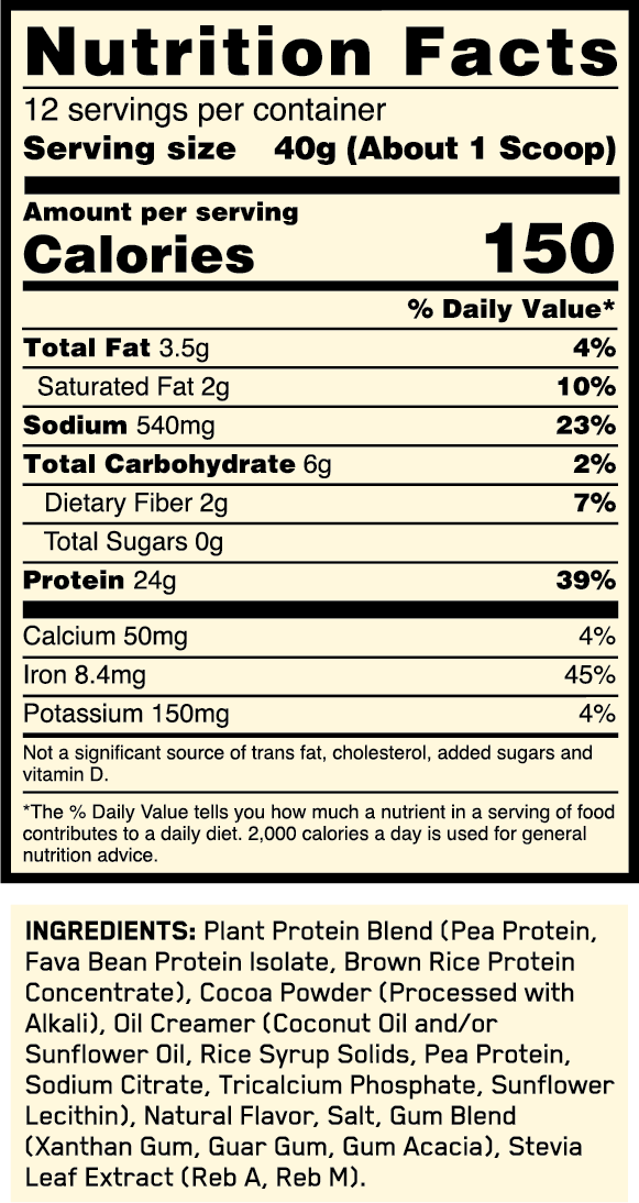 ON Plant protein 1lbs size proteinlab malaysia best authentic sport supplement seller nutrition facts