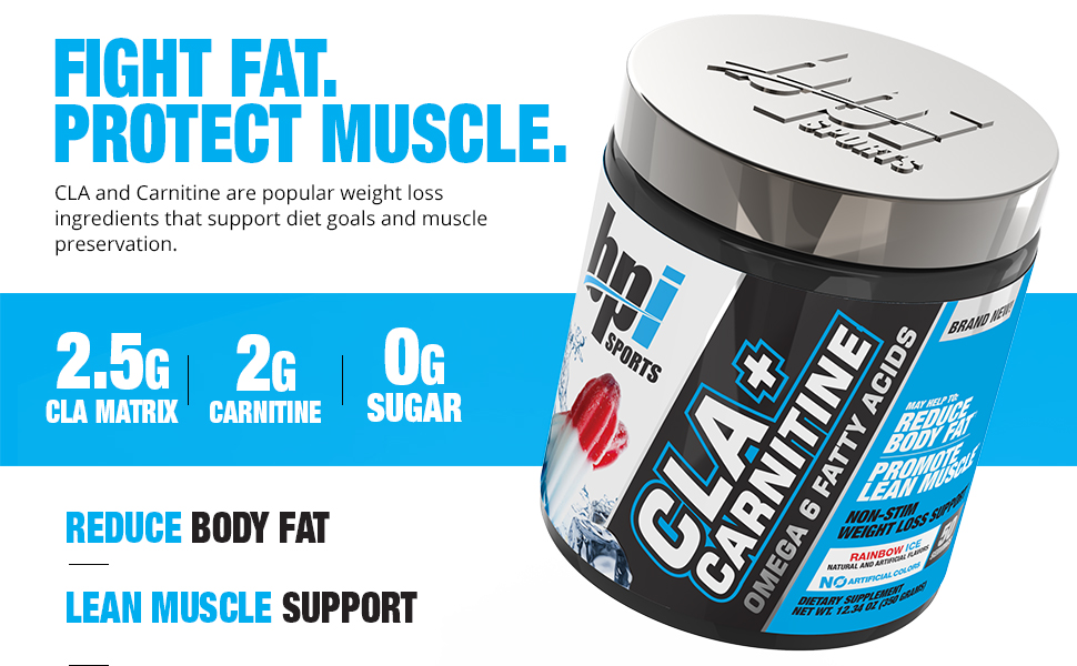 BPI CLA + Carnitine fight fat and protect muscle in Malaysia best fat burner