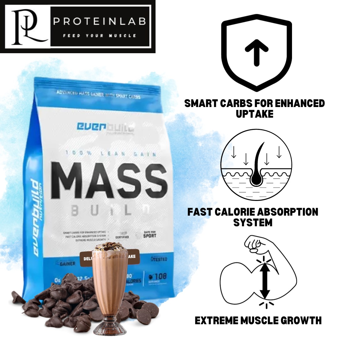 Everbuild Nutrition Mass Build 12lbs is the best Mass Gainer in Malaysia. Come get yours now at affordable prices only at Proteinlab Malaysia.