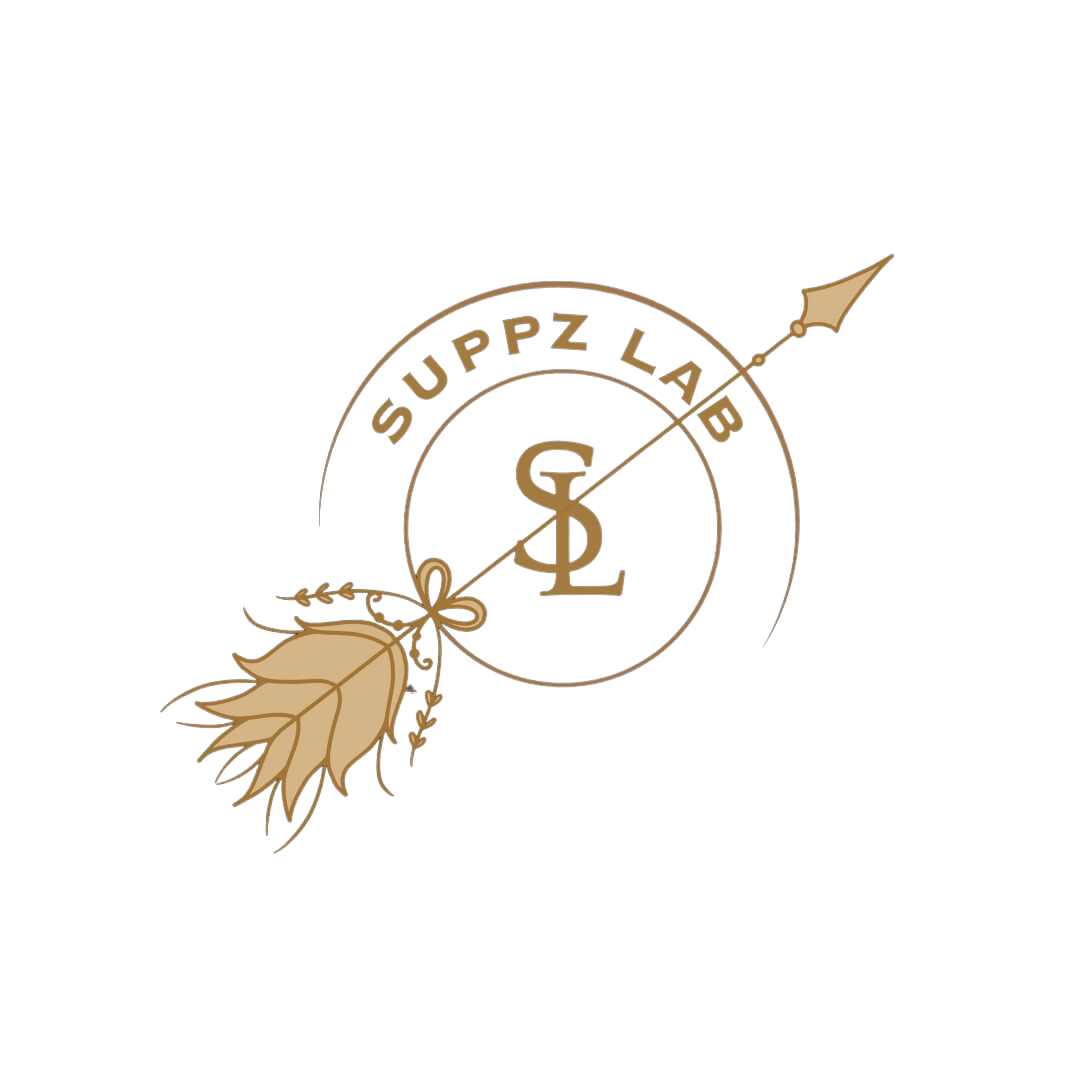 Suppz Lab Logo white background