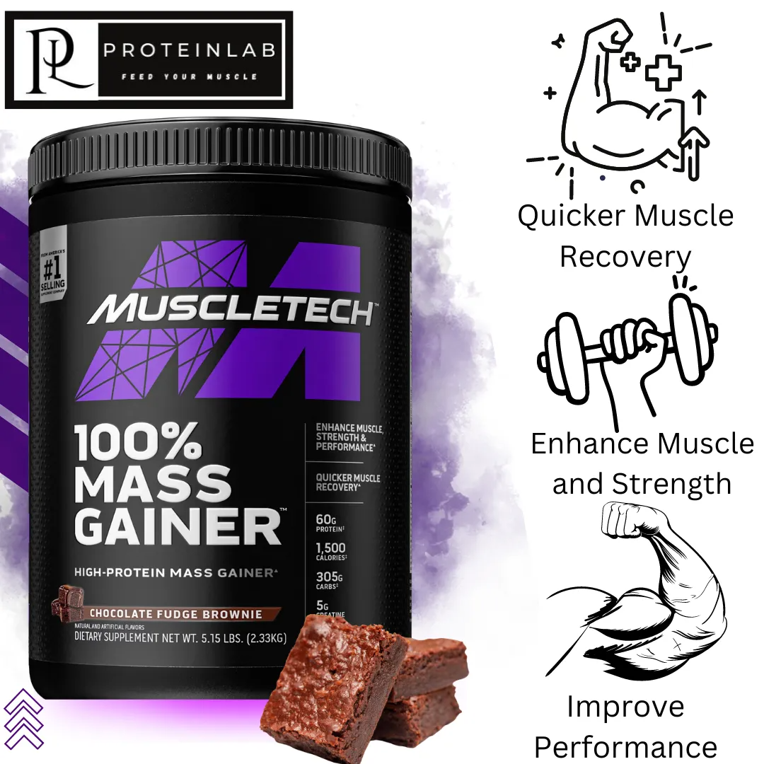 MUSCLETECH 100% MASS GAINER (5LBS)