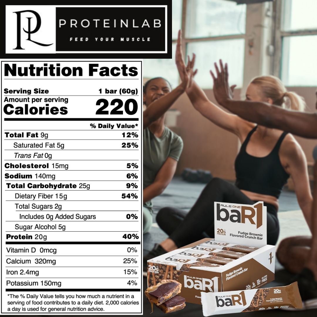 Rule 1 Protein Bar Nutritional Facts