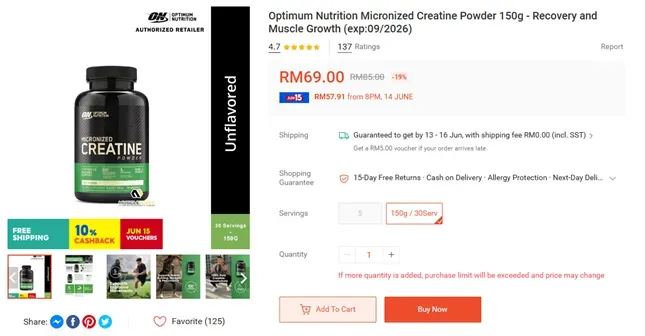 fake on creatine account fake creatine seller scam creatine lazada shopee mudah