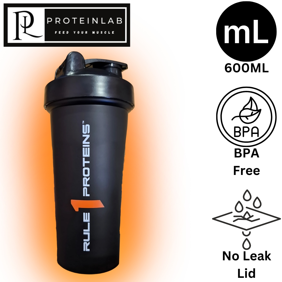 RULE 1 SHAKER BOTTLE (BLACK) (600ML) MAIN PHOTO