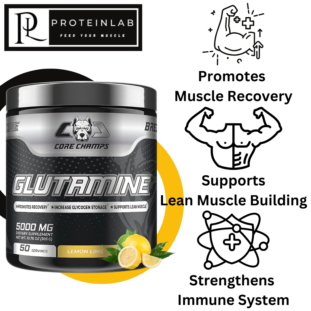 CORE CHAMPS GLUTAMINE 50SV LEMON LIME MAIN PHOTO