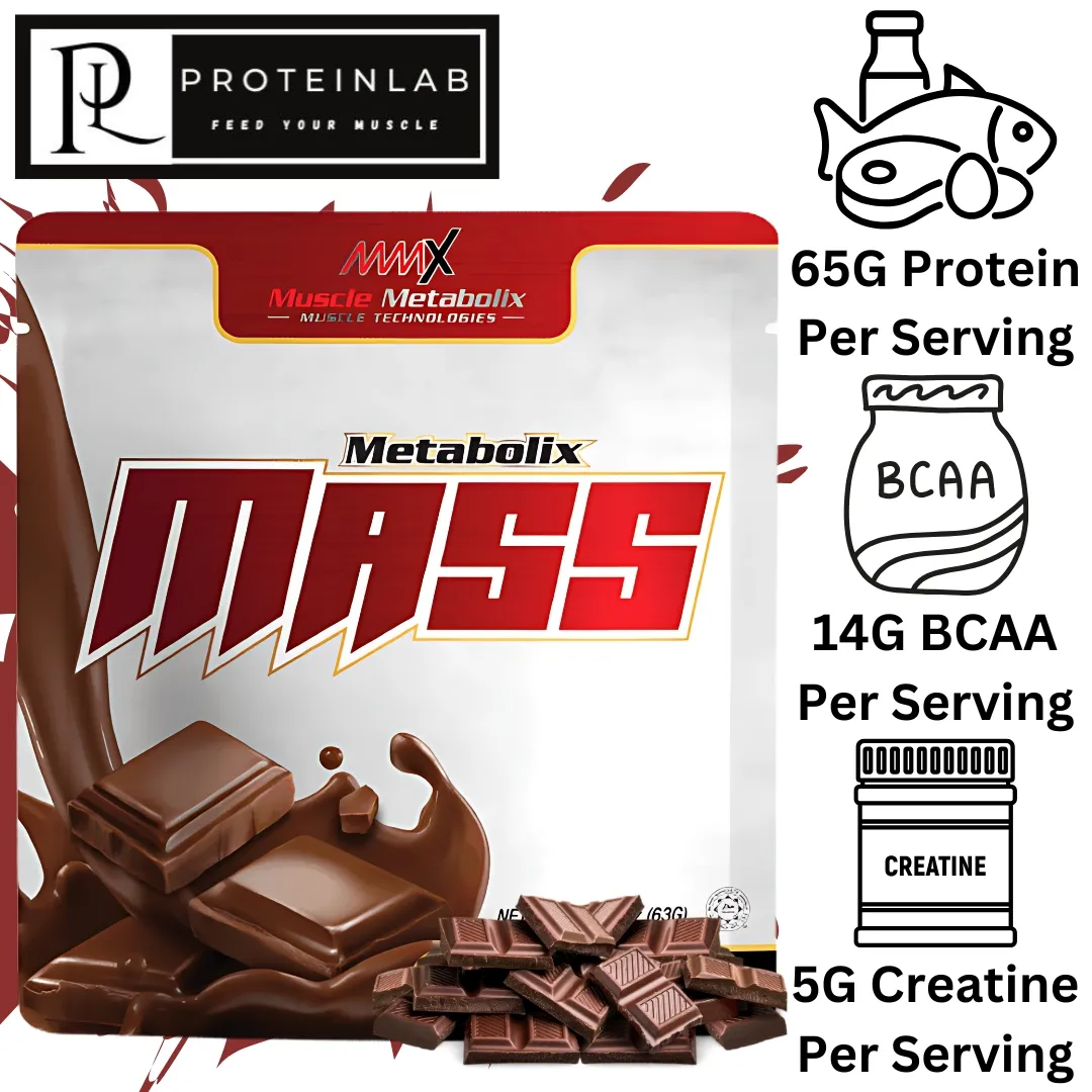 MMX MUSCLE METABOLIX MASS (DUTCH CHOCOLATE) (SINGLE SERVING) MAIN PHOTO