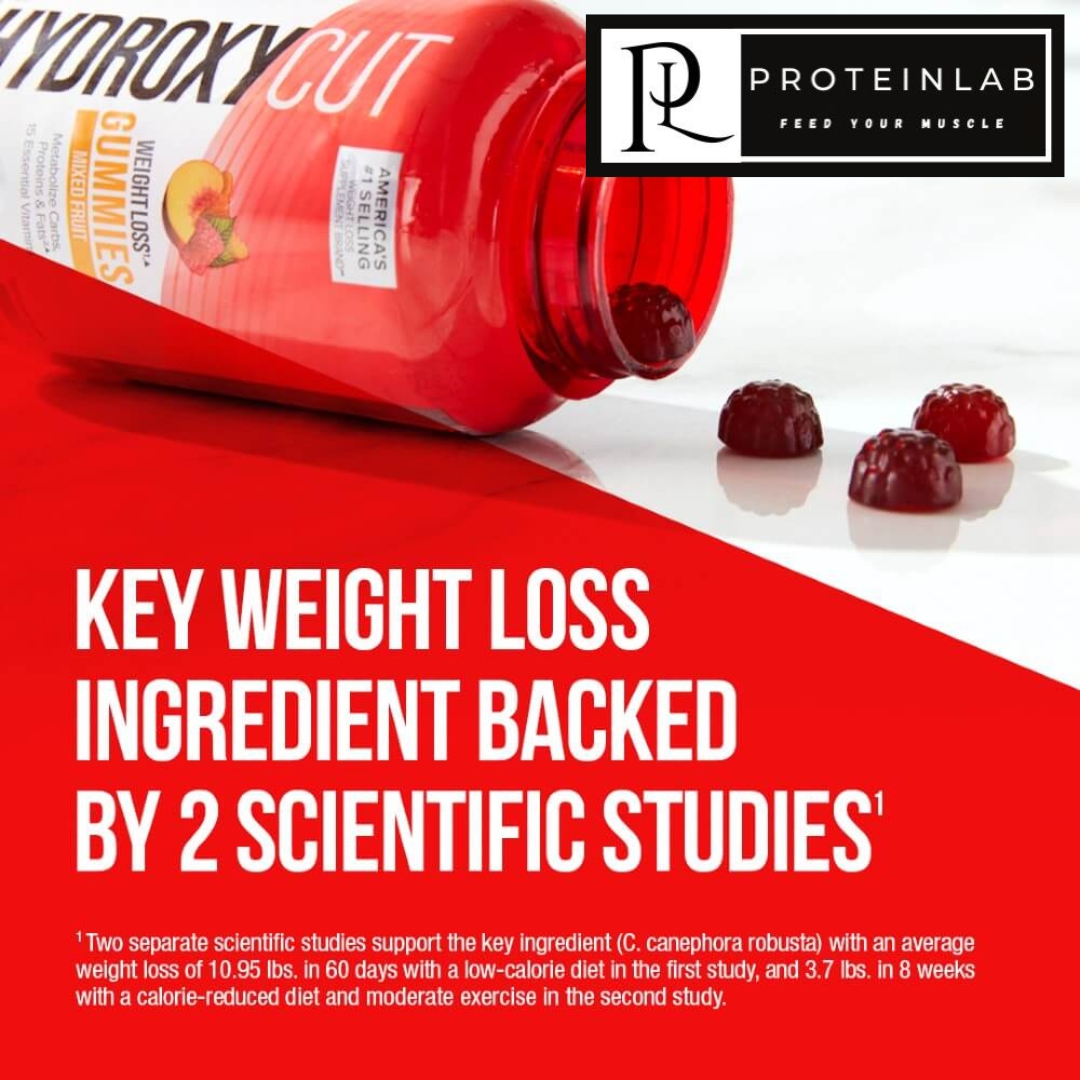 MUSCLETECH HYDROXYCUT WEIGHT LOSS GUMMIES (90 GUMMIES) DESIGN 3