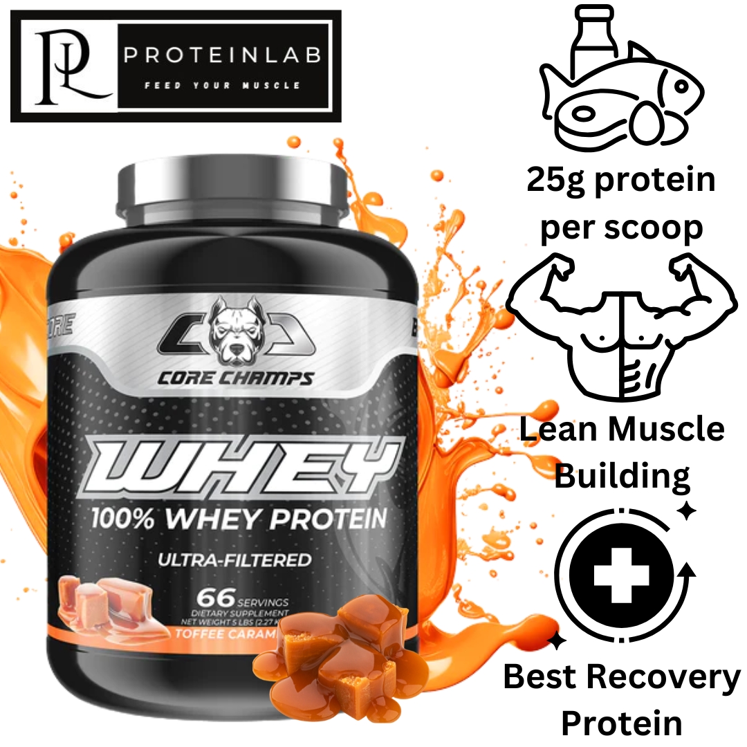 CORE CHAMPS WHEY PROTEIN (5LBS) TOFFEE CARAMEL