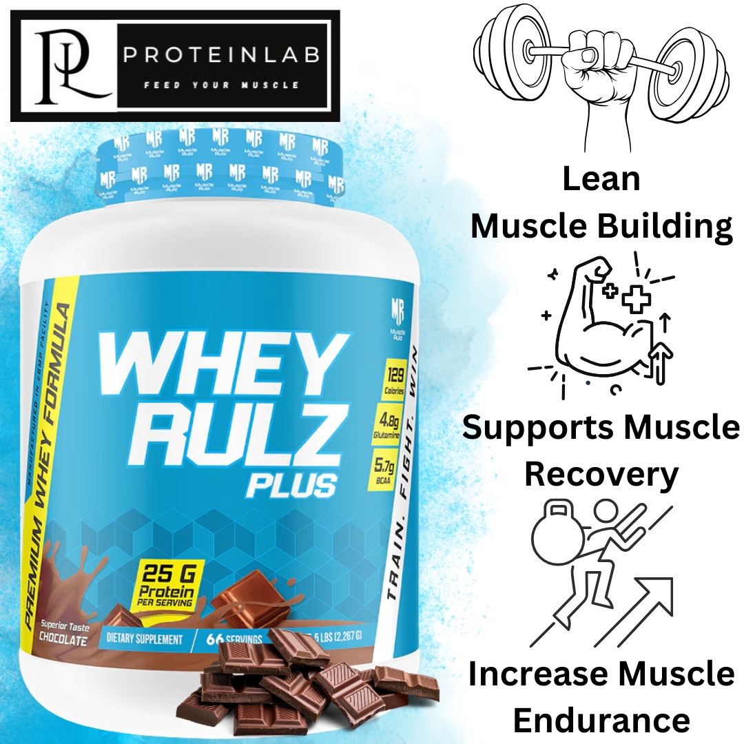MUSCLERULZ WHEY RULZ PROTEIN PLUS (5LBS) (CHOCOLATE)