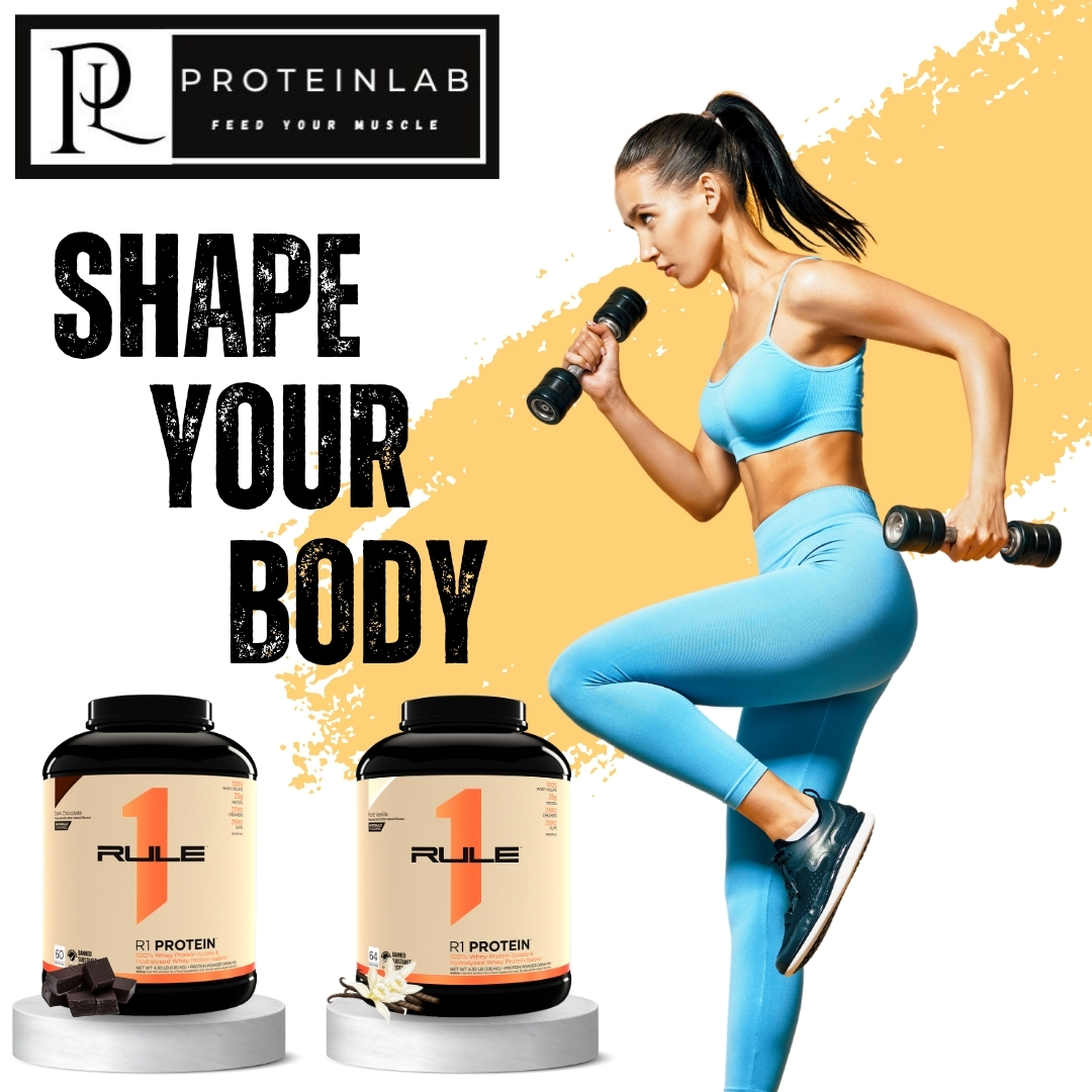 RULE 1 R1 PROTEIN ISOLATE NATURALLY FLAVORED 4LBS DESIGN 1