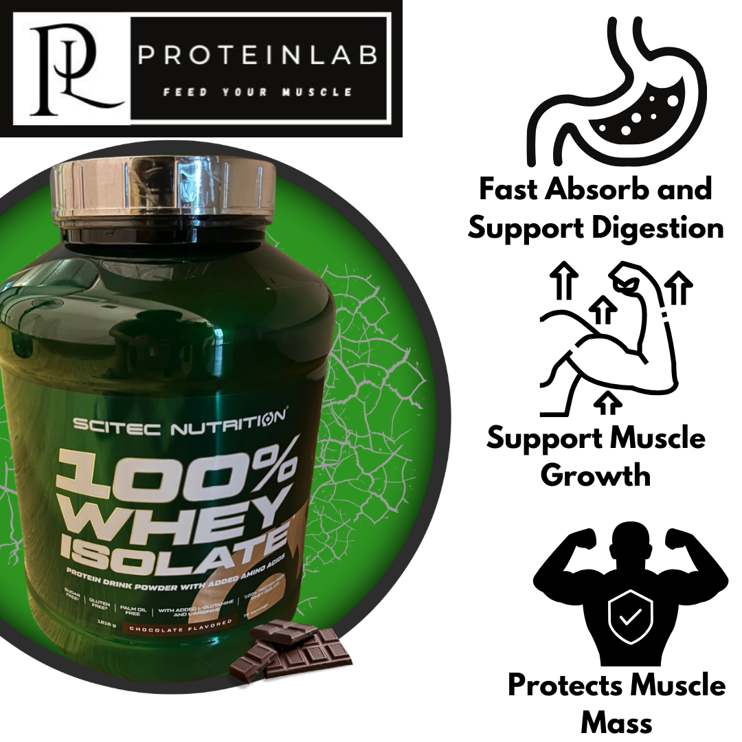 SCITEC NUTRITION WHEY ISOLATE CHOCOLATE 1816G