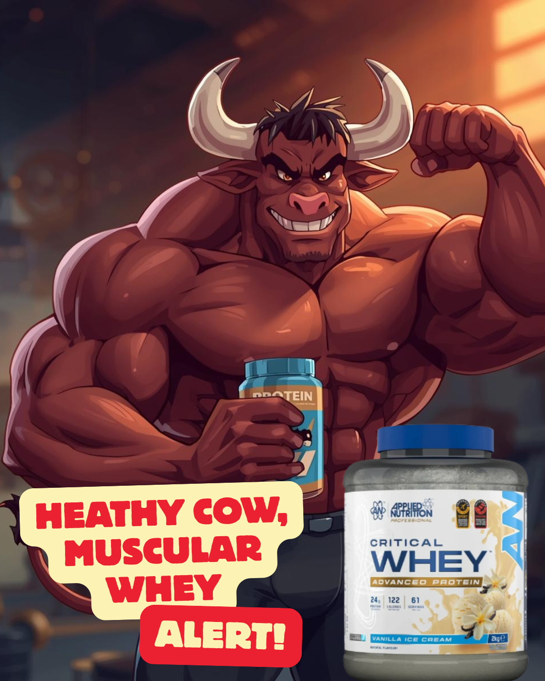 Heathy cow, Muscular whey