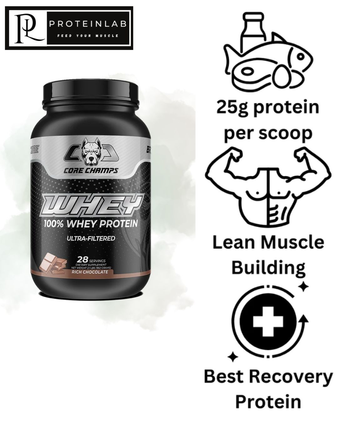 CORE CHAMPS WHEY PROTEIN (5LBS) TOFFEE CARAMEL