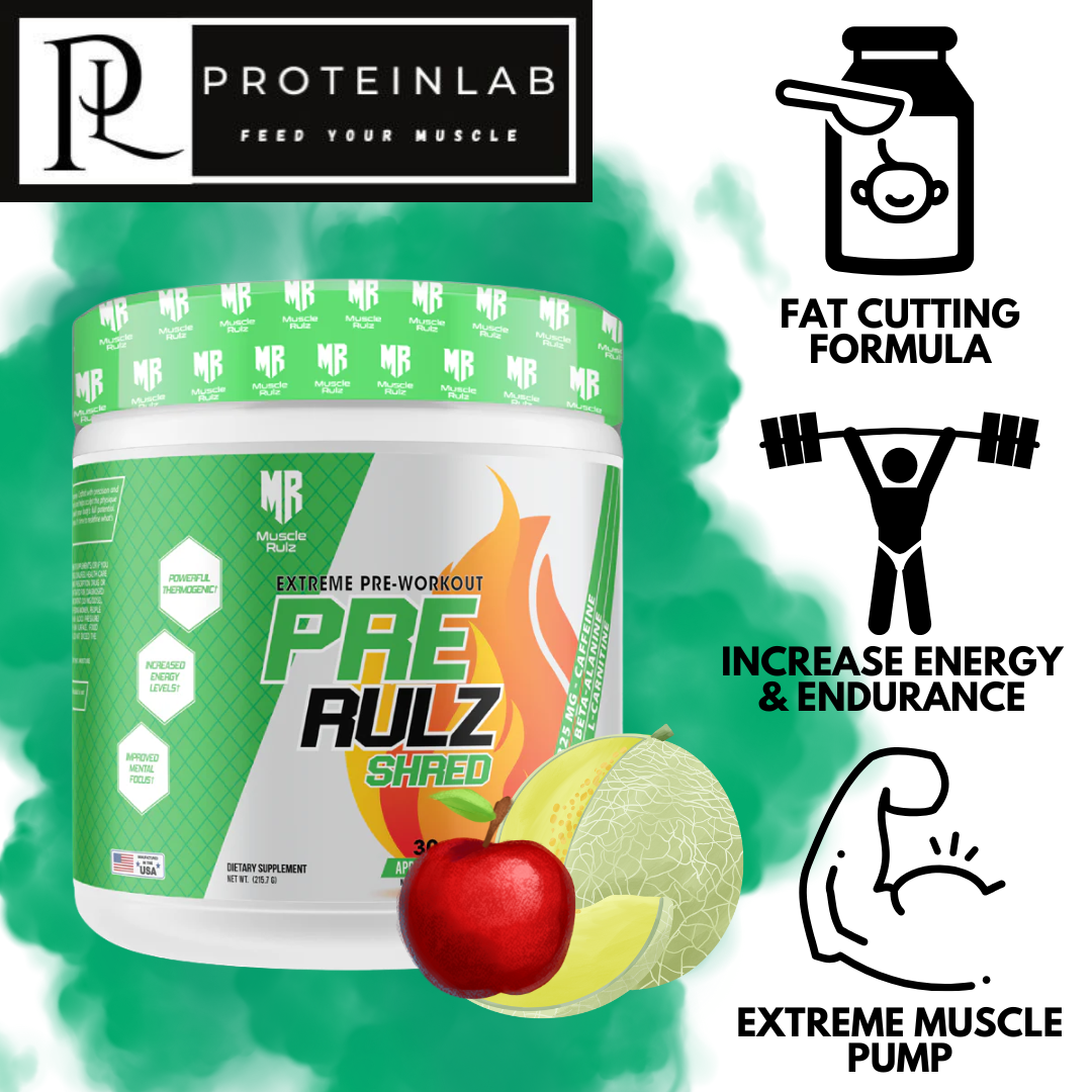 MUSCLERULZ PRE RULZ SHRED (APPLE MELON) (30 SERVINGS) (1)