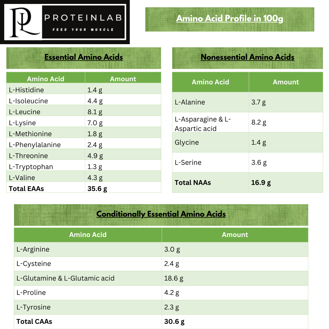 SCITEC NUTRITON WHEY ISOLATE 1816G Amino Acid Profile