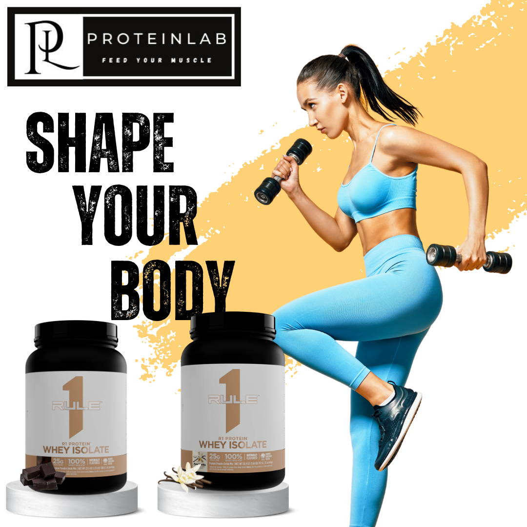 RULE 1 R1 PROTEIN ISOLATE NATURALLY FLAVORED 4LBS DESIGN 1