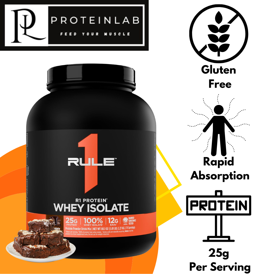 Chocolate Fudge RULE 1 R1 PROTEIN ISOLATE  (5LB)