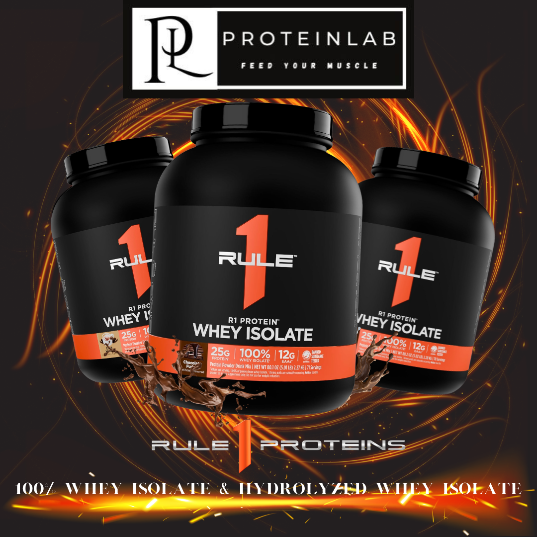 Rule 1 R1 100% WHEY ISOLATE & HYDROLYZED WHEY ISOLATE