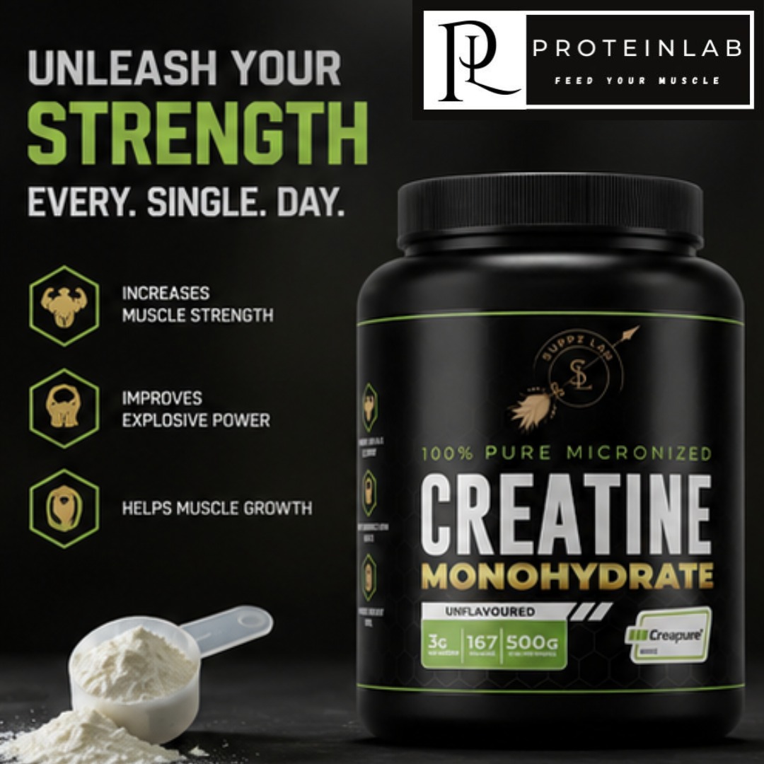 Suppzlab Creapure creatine with USP and selling points
