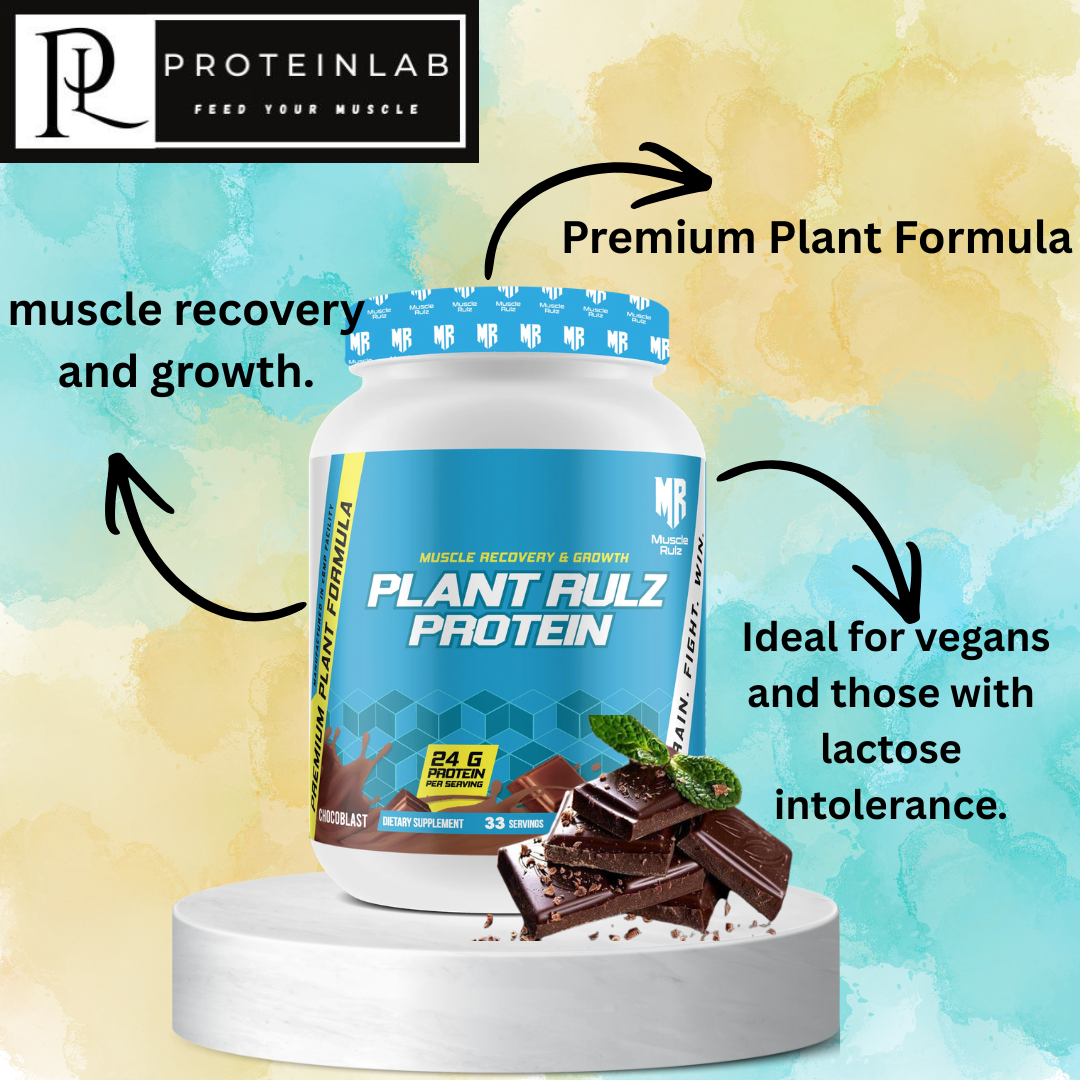 MUSCLERULZ PLANT RULZ PLANT PROTEIN CHOCOBLAST 2LBS (2)