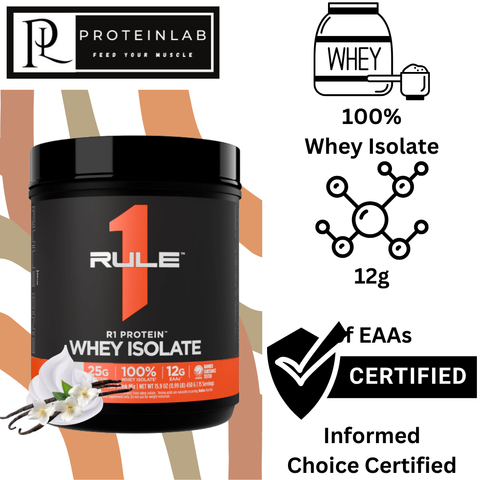 RULE 1 R1 PROTEIN ISOLATE (1LB) VANILLA CREME