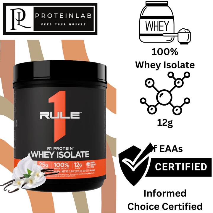 RULE 1 R1 PROTEIN ISOLATE (1LB) VANILLA CREME