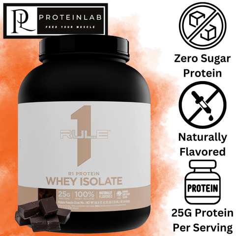 RULE 1 R1 PROTEIN ISOLATE NATURALLY FLAVORED 4LBS MAIN PHOTO