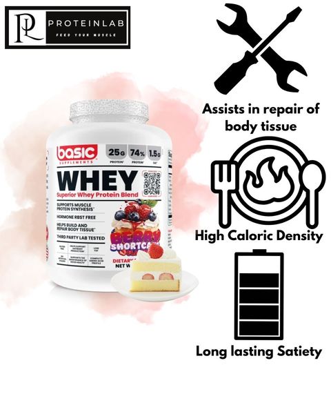 Berry Shortcake Basic supplements whey 5lbs