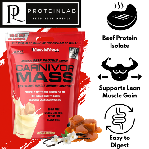 MuscleMeds Carnivor Mass Beef Protein (10.4LBS)