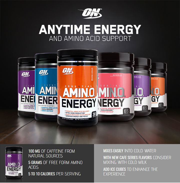Optimum Nutrition (ON) Essential Amino Energy 30 Servings – Proteinlab