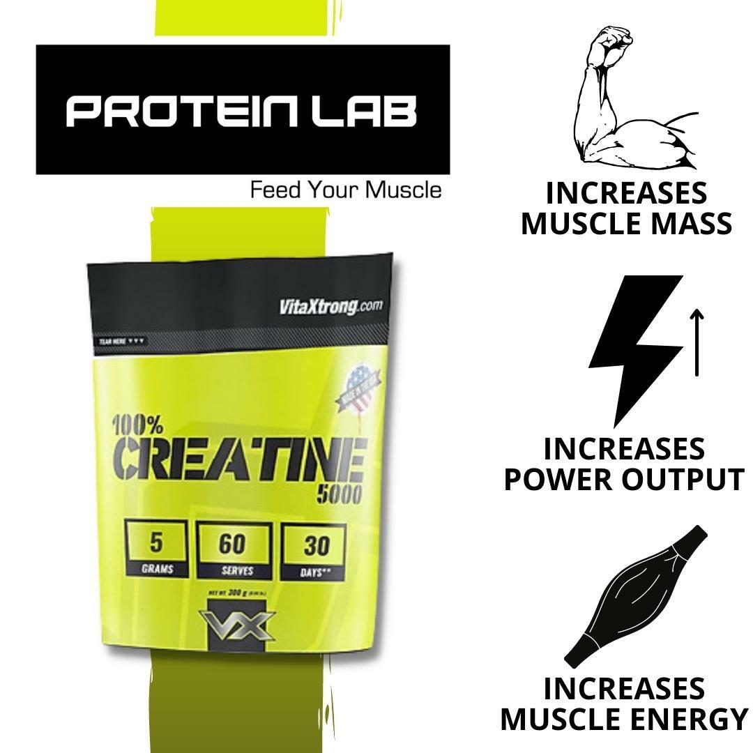 LAST UNIT) VITAXTRONG 100% CREATINE 5000 (300G) – Proteinlab Malaysia -  Sport supplement supplier in Malaysia!